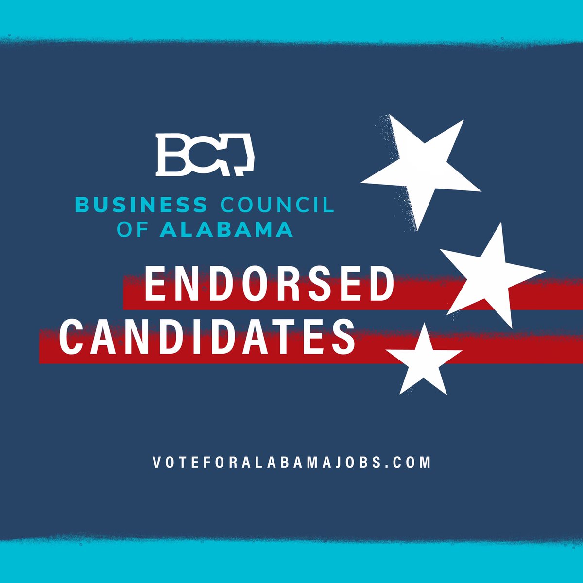 ProgressPAC, BCA’s pro-jobs political affiliate, has endorsed a slate of state legislators who are running for reelection in 2022. This is the first round of state legislative endorsements for the upcoming elections and more will follow at a later date.
voteforalabamajobs.com