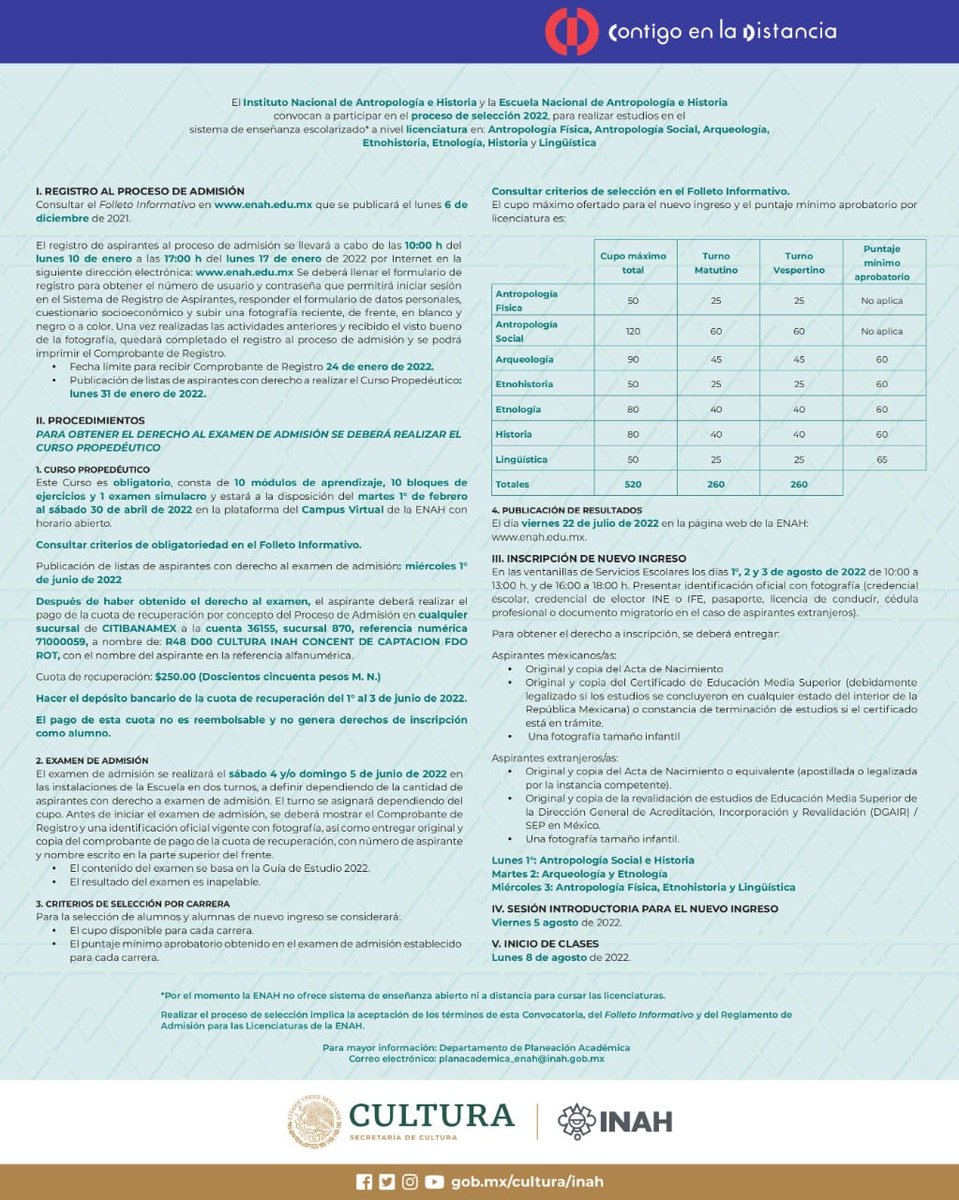 ESCUELA NACIONAL DE ANTROPOLOGÍA E HISTORIA (ENAH) tweet media