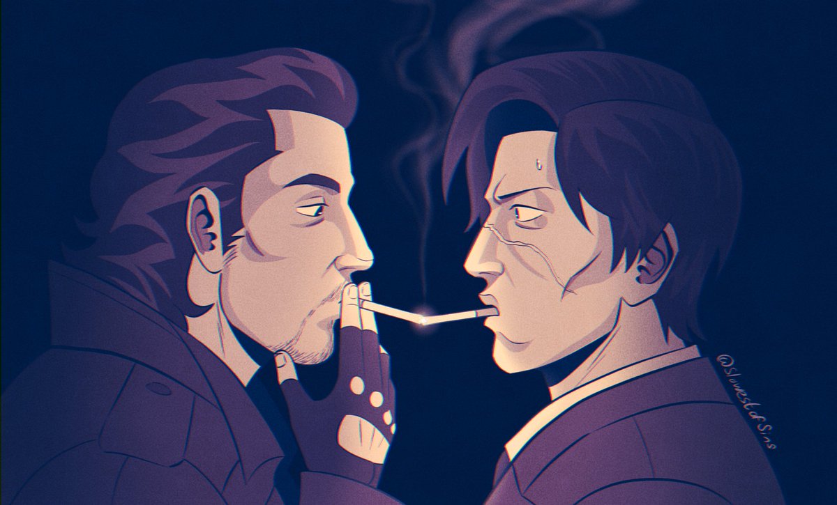 avokemono's tweet photo. SS gift for @skadoodah based on their 80s adachiwagi AU RP!! https://t.co/7M9u9YZ8yQ