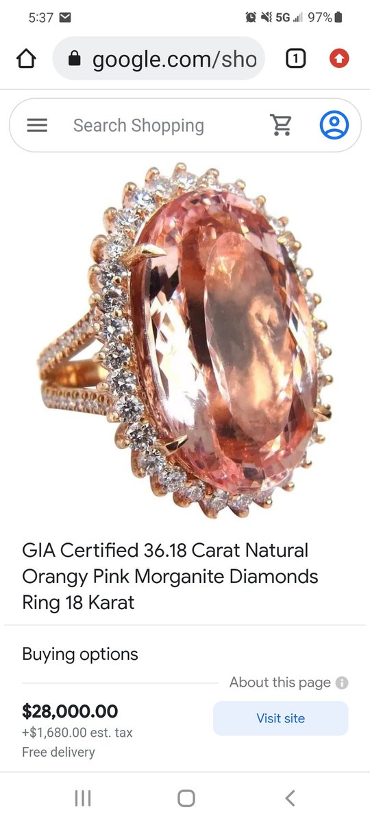 hamiloo32's tweet photo. @Christinadesa97 @janetelizabethx @scheana It's a pink morganite. https://t.co/nocwsqZTq2