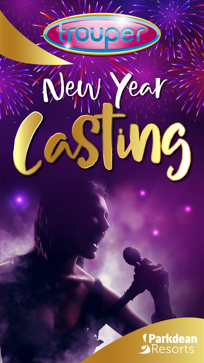 We are casting for various roles from singers to main stage presenters/hosts! Email Entertainment@parkdean-resorts.com  for more details or to show your interest!