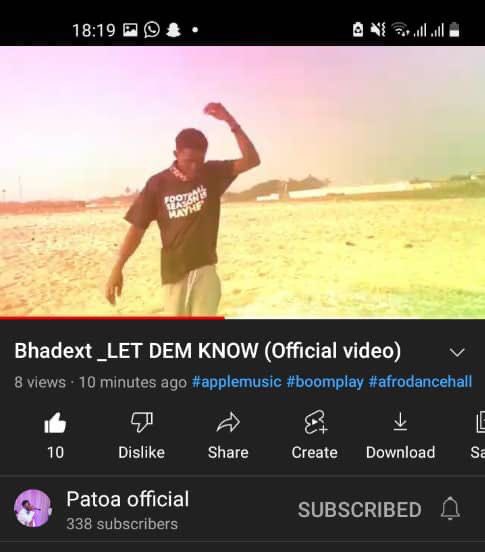 Mensah_Bonsu1's tweet photo. Released video #letdemknow 🔥🔥by @bhadext 🥳🥳 https://t.co/OLaEzsWLnR