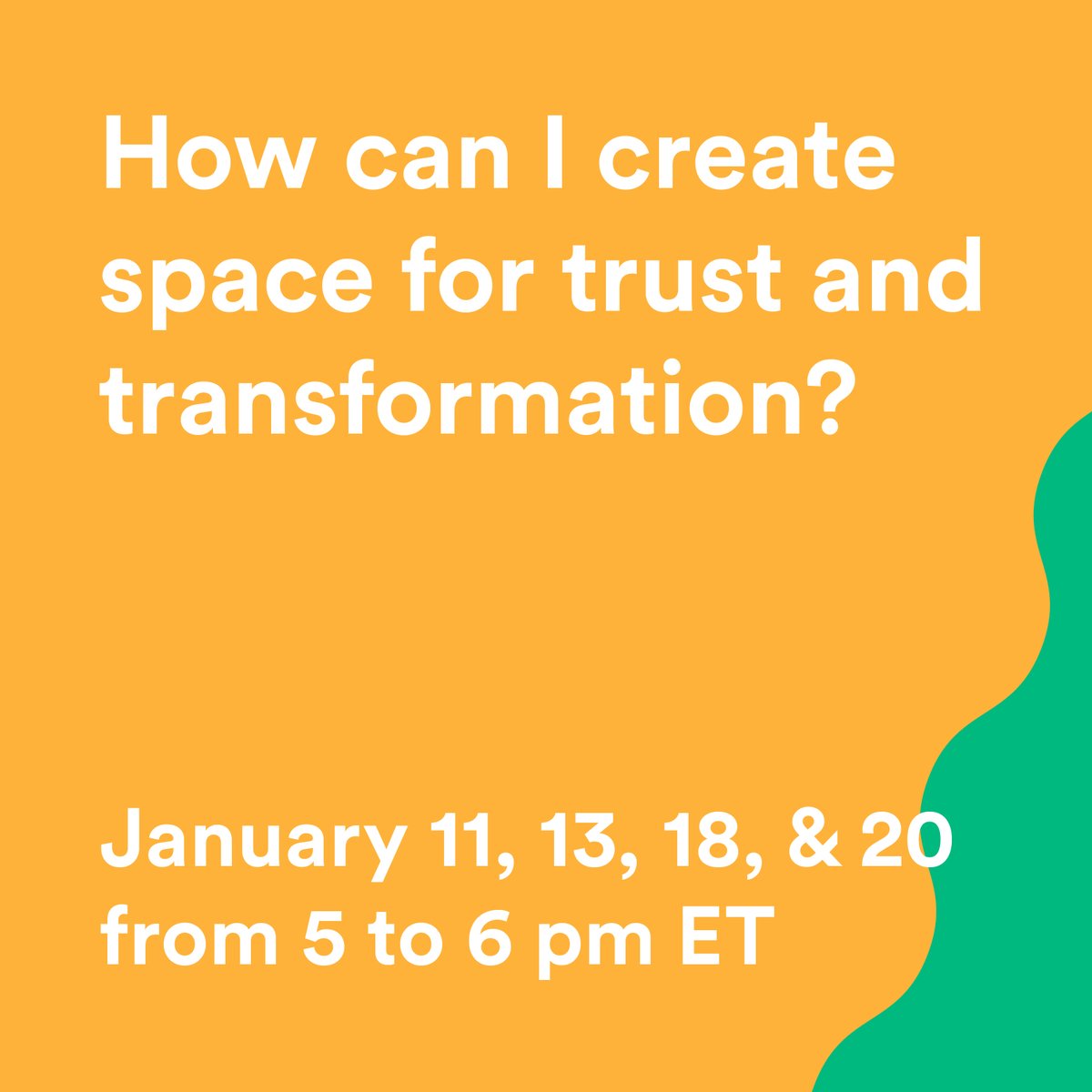 We're excited to keep creating a supportive and safe space for fellow practitioners to partake in introspective and inspiring conversations. We hope you'll join us next week for our new cohort of Inclusive Facilitation Fundamentals: bit.ly/3pZQSyQ