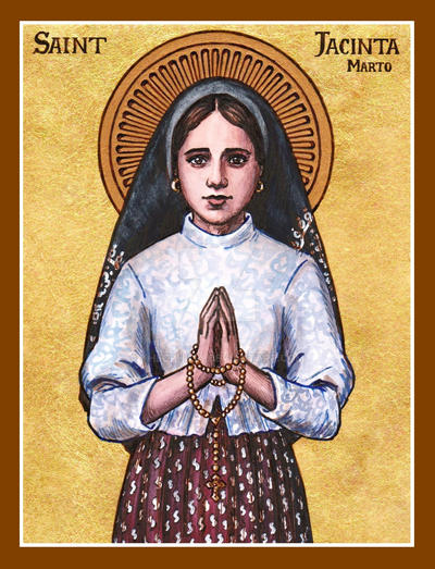 JacintaCouncil's tweet photo. On Sunday, February 20th we celebrate the feast day of St Jacinta Marto, the youngest Catholic Saint.  
St. Jacinta Marto Pray for us. https://t.co/GvPoYBB1XB