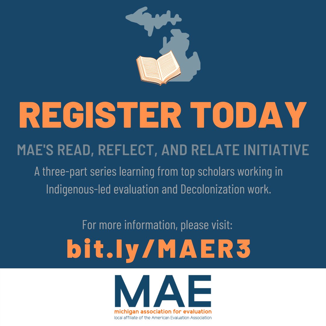 Don't miss an amazing opportunity to attend FREE learning sessions from top scholars Kate McKegg and Nan Wehipeihana. Please visit bit.ly/MAER3 for more information.