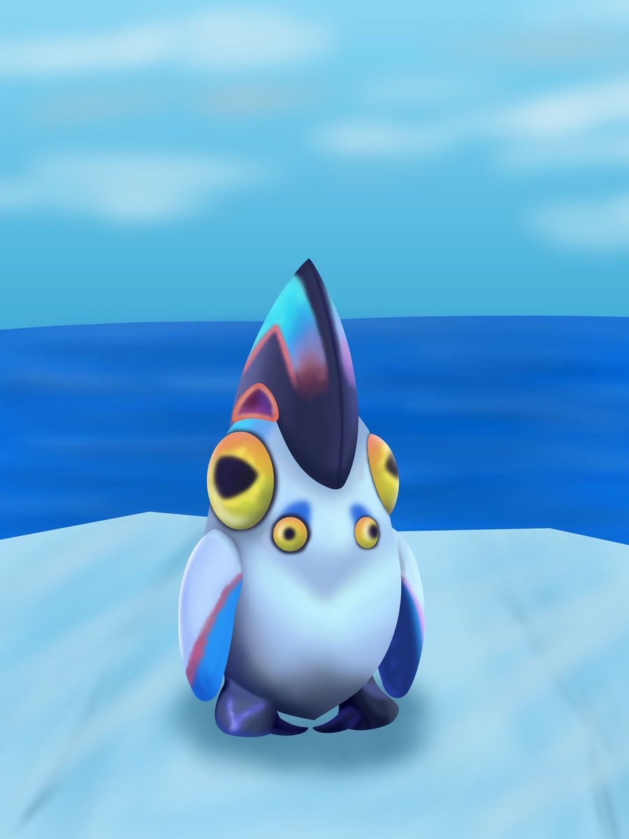 KWA_Tengu's tweet photo. I played @Subnautica  below zero  and the Alien Penguin killed me for stealing it’s baby , but they so cute #Pengling https://t.co/I1GUkdzSHQ