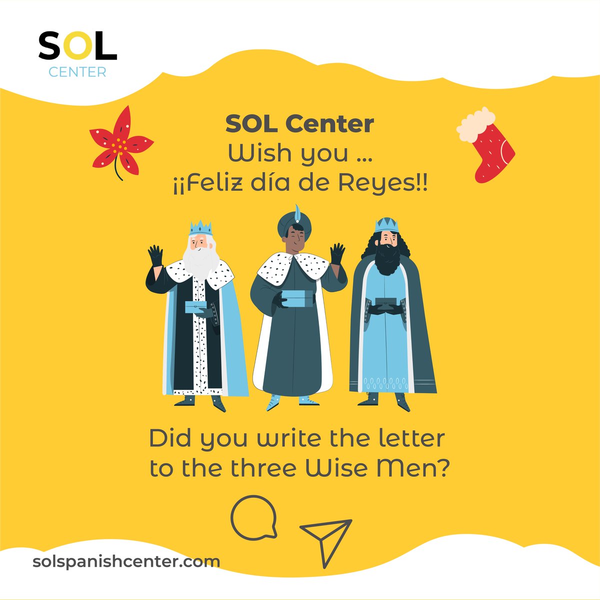 solcentersp's tweet photo. 🇬🇧 Happy Three Wise Men Day!                                                                                                   
🇪🇸 ¡Feliz día de los Reyes Magos!   #ReyesMagos #WiseMen https://t.co/5QIR9T3gf7
