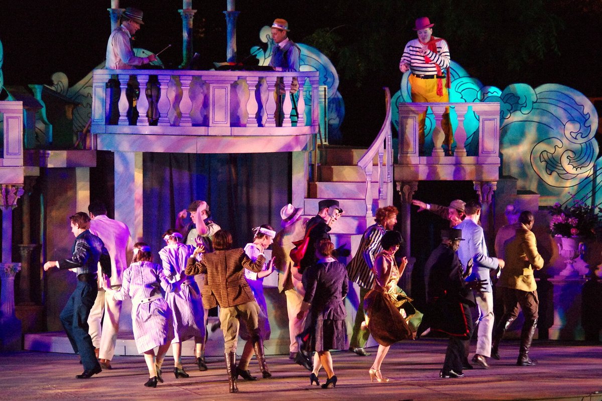 Wishing you all a Happy Twelfth Night – we are shivering right now, so we’re thinking back to when we produced Twelfth Night in 2016! Just 22 weeks until it’ll be summertime and we’re all back in the park. We can’t wait to be with you in person again!