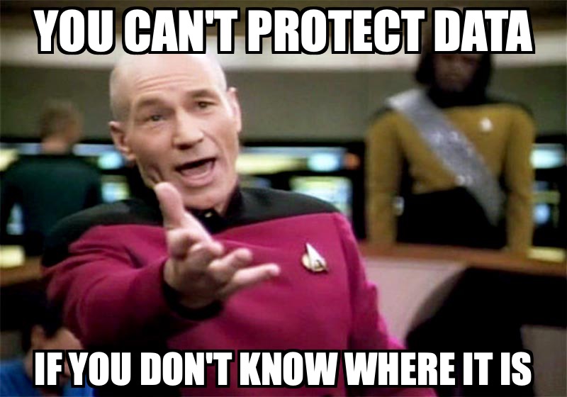 Commvault's tweet photo. Say it louder for the people in the back!!!

How many of you can confidentially say you know where your #data is?

If you are questioning even a little bit then it's time to get serious about your #dataprotection goals. https://t.co/Q9bgQ8oDcF