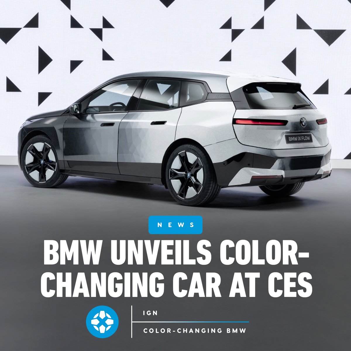 During CES 2022, BMW unveiled the BMW iX Flow featuring E ink, which allows the driver to change the exterior color of the car at the push of a button.