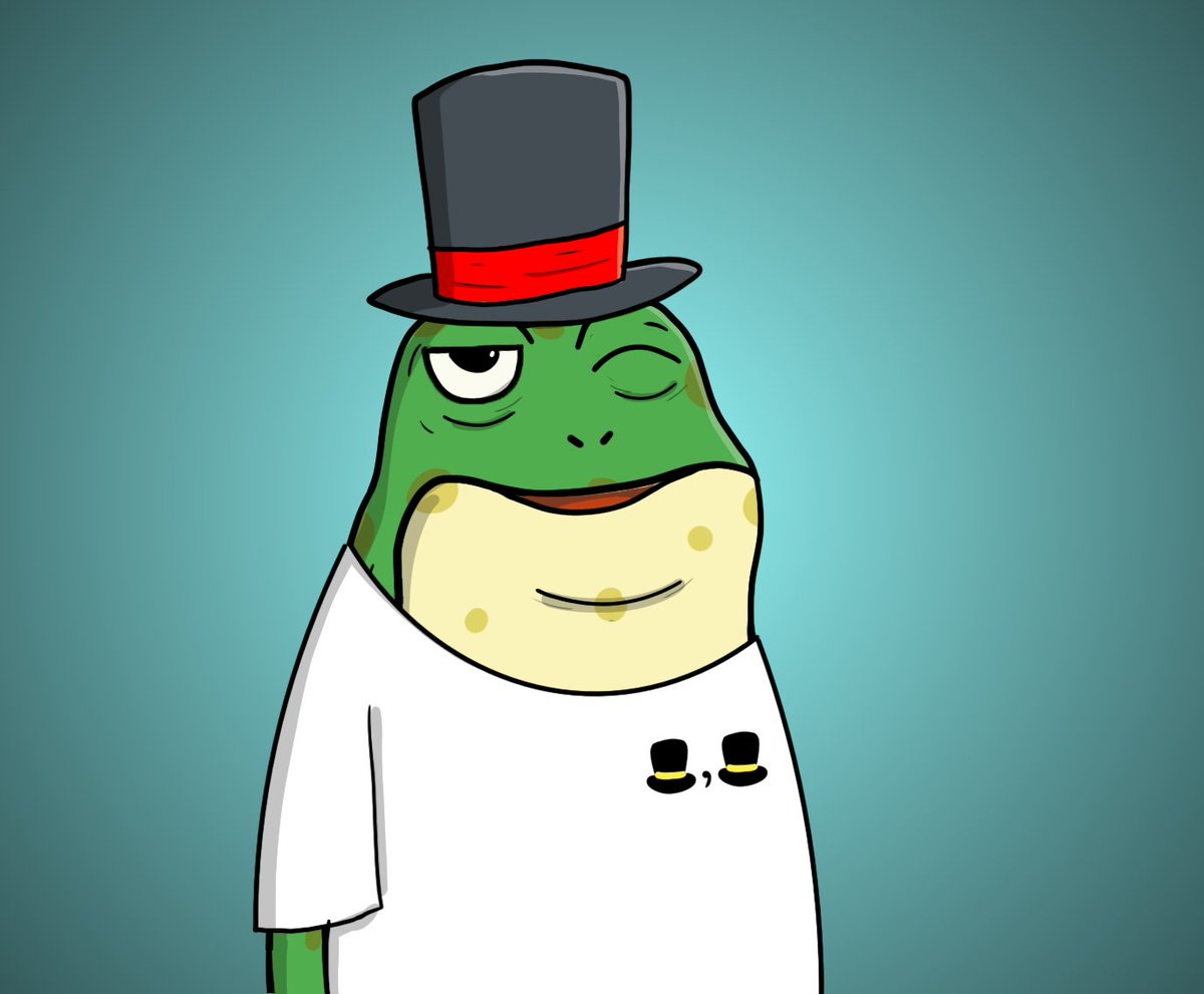 hiasster's tweet photo. Happy with this easy Frog 🎩🐸 @TimeFrogs @danielesesta https://t.co/o6MWE48H1Z