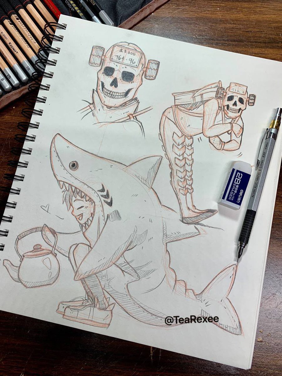 TeaRexee's tweet photo. For the past two years, I’ve been obsessed with Dorohedoro. So expect lots of fan art! https://t.co/ddrsJIMvWv