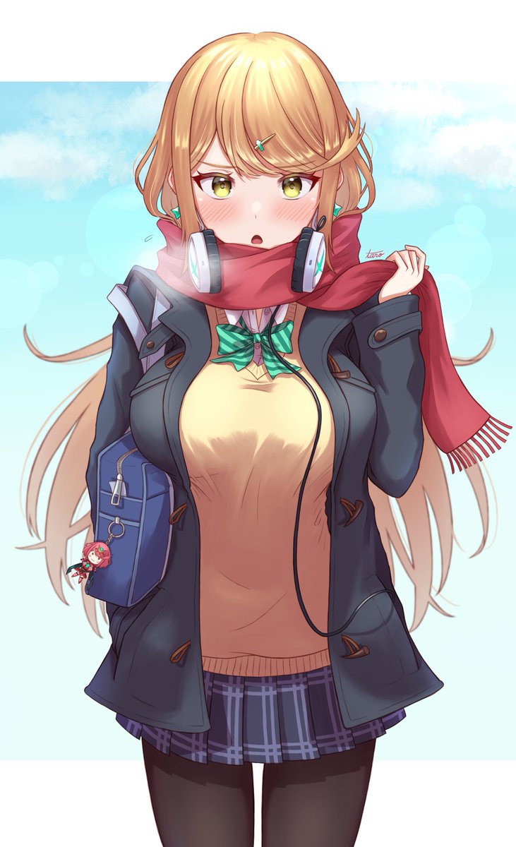 ヒカリ(ゼノブレイド2) 「セリフなし差分です✨ 」|taroのイラスト