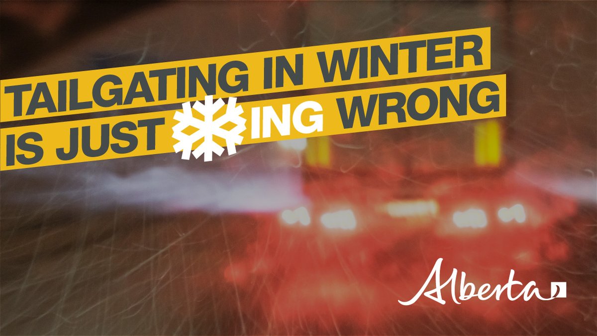 The posted speed limit is intended for ideal road conditions. Remember to drive according to the conditions of the weather, the road, and your vehicle. #ABRoads #drivingtips #winterdriving