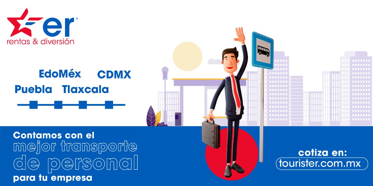 TOURISTERmx's tweet photo. Con nuestro servicio de 🚌 𝐓𝐫𝐚𝐧𝐬𝐩𝐨𝐫𝐭𝐞 𝐝𝐞 𝐏𝐞𝐫𝐬𝐨𝐧𝐚𝐥 𝐩𝐚𝐫𝐚 𝐄𝐦𝐩𝐫𝐞𝐬𝐚𝐬, puedes tener la seguridad de que las unidades siempre están en tiempo y con operadores experimentados, certificados y de confianza.✨👌

➡ Cotización en: https://t.co/ycJIJNKdGd https://t.co/SOAgdX0oSG