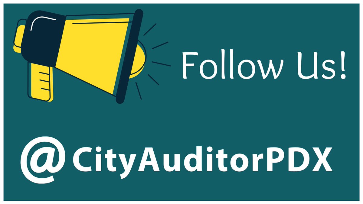 PortlandAudits's tweet image. 🔔📣We’re moving! Our twitter account is moving at the end of the month. Please make sure to follow @CityAuditorPDX to stay connected and informed! #pdx #Portland  #auditor  #audits 📰