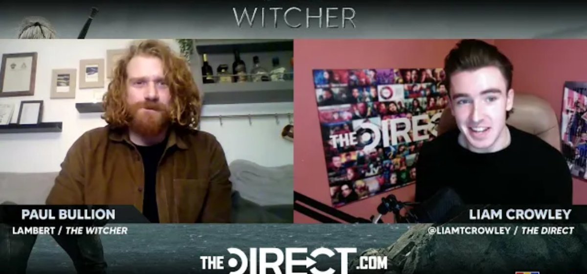 TheRedWolves's tweet photo. Check out Paul's interview with @LiamTCrowley about his role on #TheWitcher

#PaulBullion #TheRedWolf 

Watch here:
https://t.co/UJzDBaWtEr https://t.co/5otKHesCYm