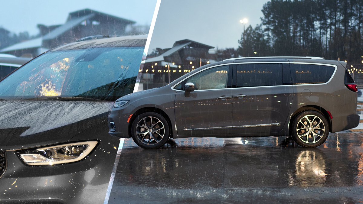 ChryslerMX's tweet photo. Para esos climas “difíciles” #ChryslerPacifica te ofrece un parabrisas con sensor de lluvia, para que tus recorridos sean más seguro. https://t.co/hOcDgP96ta