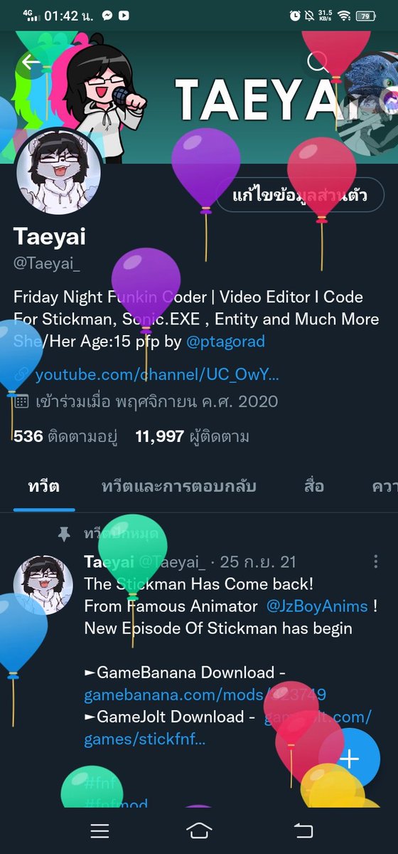 Taeyai_'s tweet photo. Oh, today is my birthday lol
Welp i 16 now.
Happy birthday 🎉 https://t.co/lfaKovUQhh