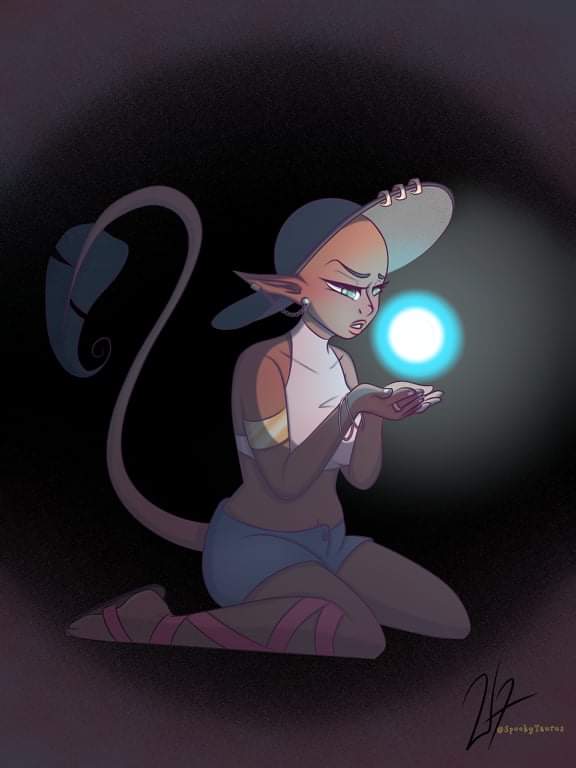 SpookyTaurusArt's tweet photo. Something new
---
#orb #elf #humanoid #creature #glow #illustration #drawing #digital #style #alt #cute #pondertheorb #pretty #shading #color #light #tail #bald https://t.co/IbOeiWbVt0