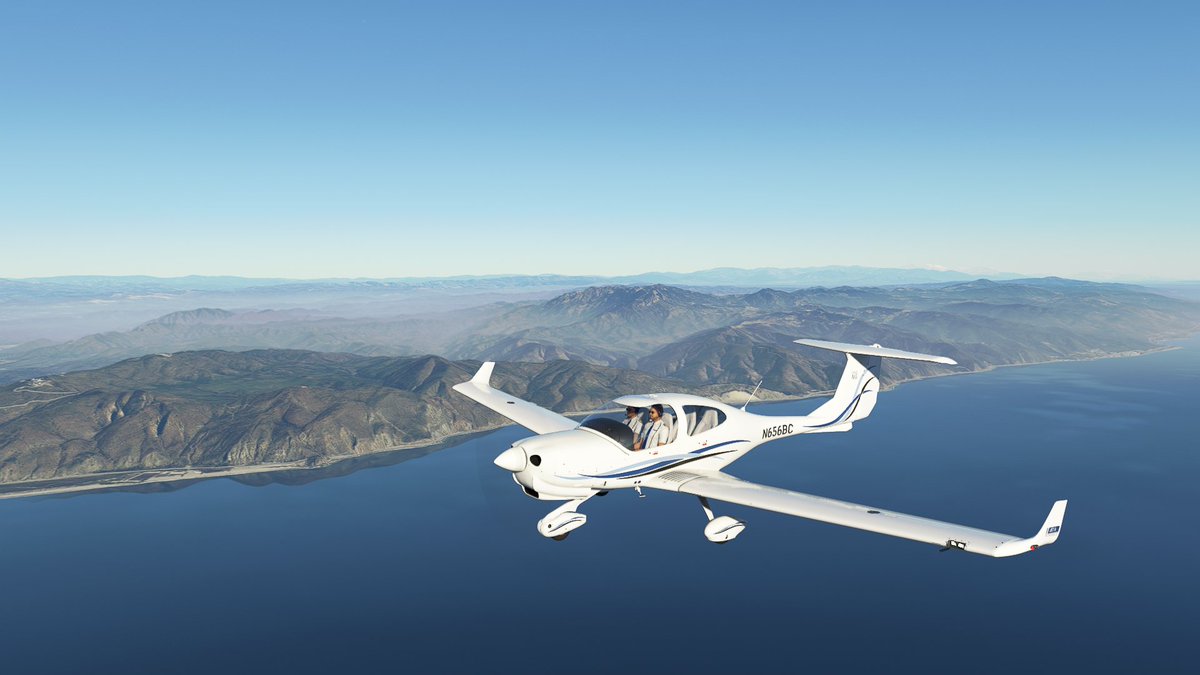 AndrewKarp5's tweet photo. Time for another stream! LIVE @ 1930Z...Taking the DA40 in @MSFSofficial to KAVX! I was even able to customize the registration to the same DA40 I flew irl! Hope to see you there😁https://t.co/Qpoe6JtgEs https://t.co/D75U22CSDB