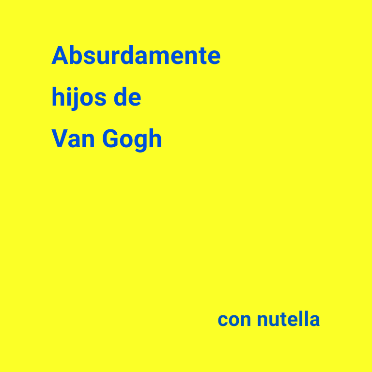 Oleesnutella's tweet photo. Absurdamente hijos de Van Gogh https://t.co/Q5sem9DKzq