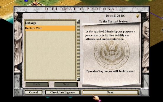 JanelleWaz's tweet photo. Diplomacy at its finest.
#CallToPower2 #Civilization #PCGaming https://t.co/0LHCO1lZoG