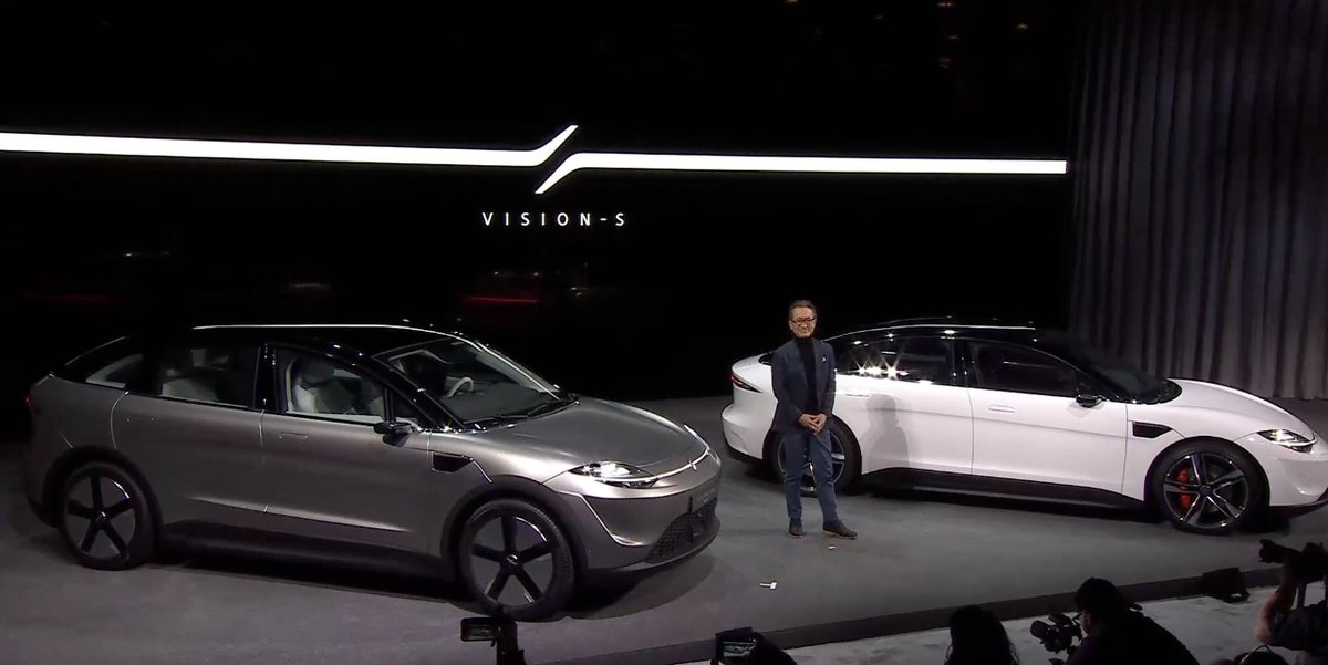 AztecaNoticias's tweet photo. El gigante electrónico japonés @Sony presenta su nuevo prototipo de #vehículoeléctrico. Anuncia creación de la empresa #SonyMobility encargada de explorar ese mercado. https://t.co/BjkUF1q0kS