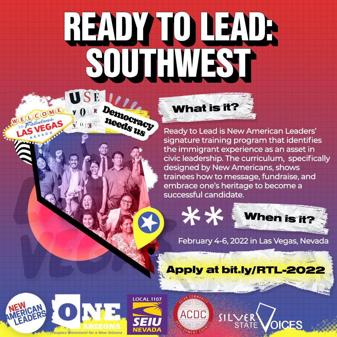 NewAmericanLd's tweet photo. Did you know that our alumni are currently serving in 214 elected or appointed positions?

Join them in changing the face of leadership by learning how to run, win, and lead at our Ready to Lead: Southwest training in Las Vegas on February 4-6!

Apply 👉 https://t.co/sdSnjPSfw6 https://t.co/uwmpIkFNIh