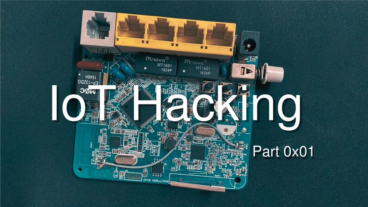 New blog post series, in this series I'm going to talk about hardware hacking.
In part 01 I just wrote everything you have to know to communicate with PCB through UART.
Blog Part 0x1: xret2pwn.github.io/Hardware_Hacki…

Peace out!✌️
#CyberSecurity #Hardware #RedTeam