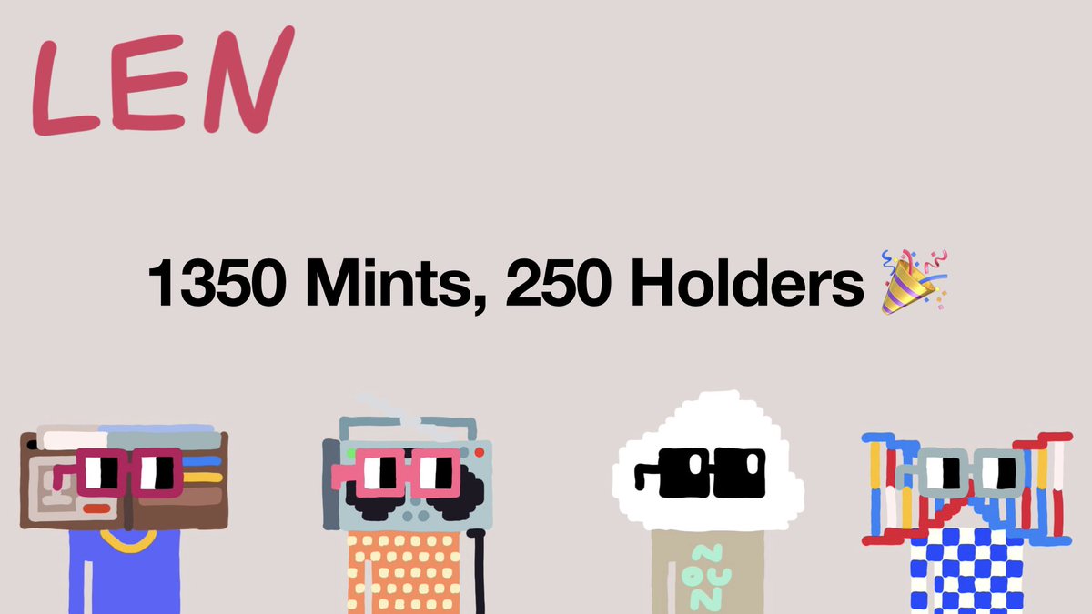 LowEffortNouns's tweet photo. 📣350 NEW MINTS IN UNDER 24 HOURS 🎉

🚨 GIVEAWAY TIME 🚨 

To Enter 👇

RT + Follow @LowEffortNouns ✅

Winner Picked at Midnight EST tonight in 10 hours 🎰

Mint Here: https://t.co/aD7FxNmU2S

Opensea: https://t.co/8wpPEMOPqg https://t.co/BORPWBE8F3
