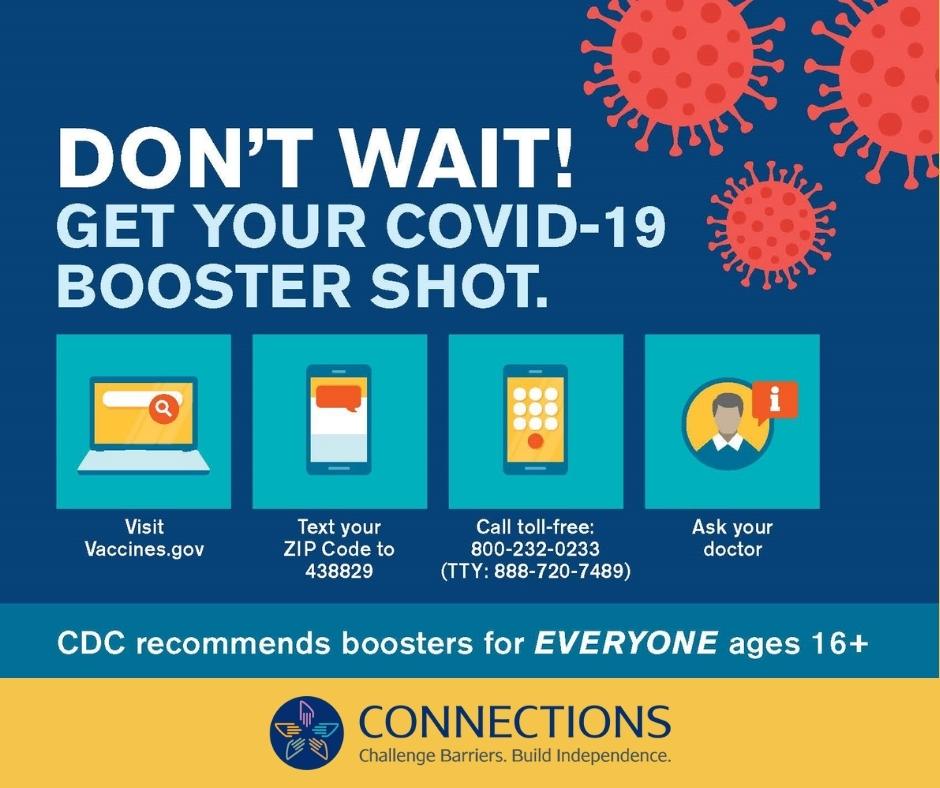 cilgreeley's tweet photo. Get your booster shot today
Trained staff members are standing by to help you find vaccine locations, make appointments, and connect to local services

Persons with disabilities: 888-677-1199 or DIAL@usaginganddisability.org

Older adults: 800-677-1116 or eldercarelocator@n4a.org https://t.co/iwwxG8Brxp