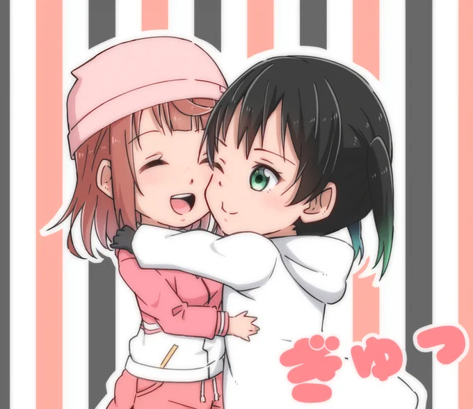 描き初めゆうぽむちゃん🎀🖤
フェス限歩夢ちゃんのサイドストーリーが可愛かったので☺️ 