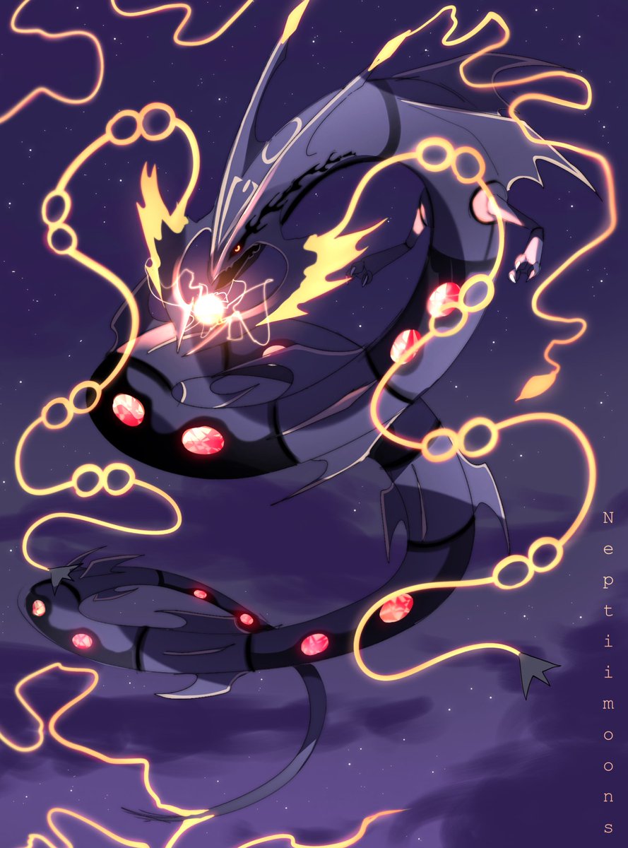 Neptiimoons's tweet photo. Just some art of Rayquaza 
#art #digitalart #Pokemon #rayquaza #animeart #ArtistOnTwitter #artistsoninstagram #artistsupport #Dragon #characterart https://t.co/pH6EFpVtsR