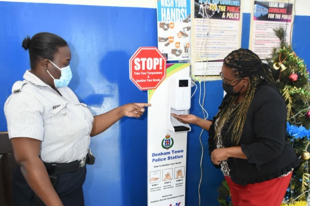 JSIFJA's tweet photo. On December 29, 2021, the Integrated Community Development Project 2 (ICDP II), handed over tablets to seven (7) children of Curfew Monitors, who serve the Denham Town community.
The Curfew Monitor initiative is also funded by the ICDP II. #JSIFJa #ICDPII https://t.co/KYLcM8767M