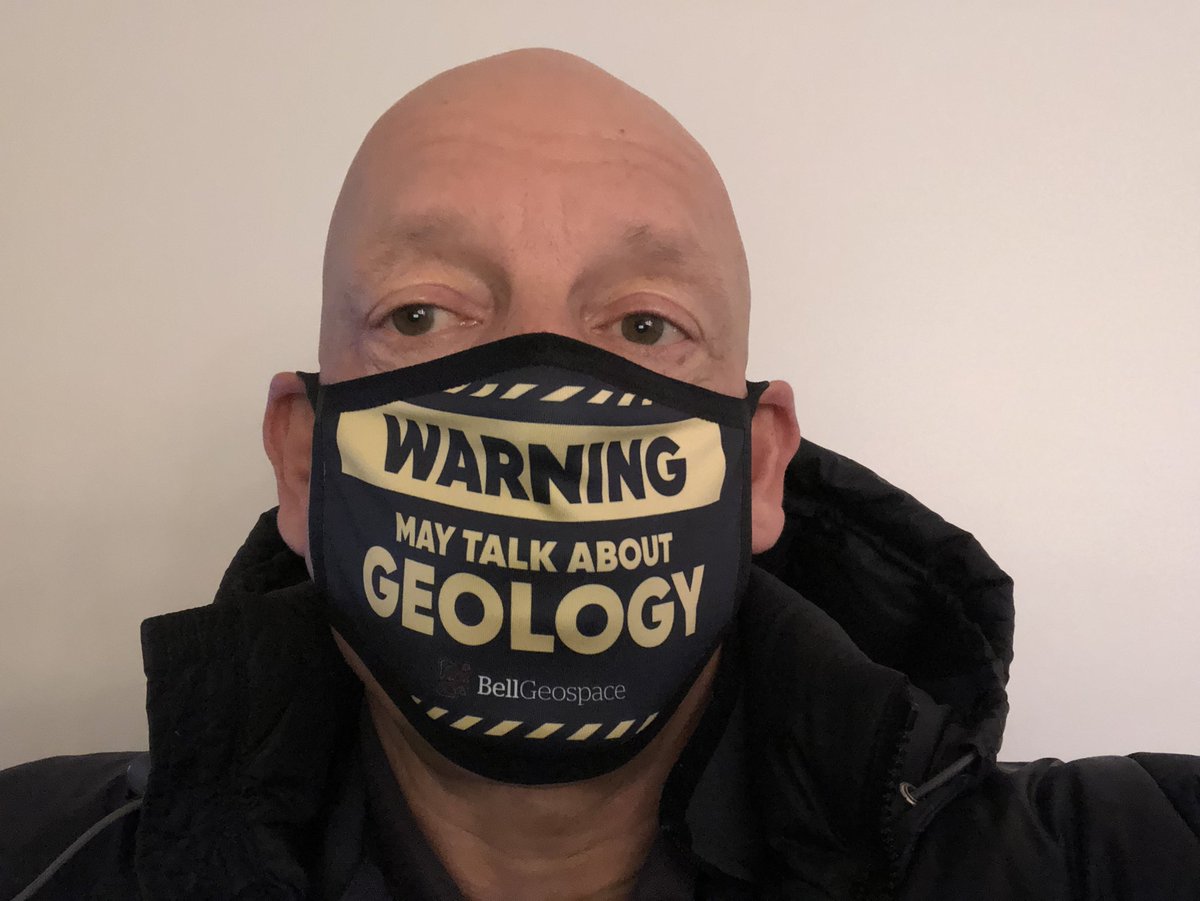 Love my new mask: thank you to <a href="/BellGeospace/">Bell Geospace</a>