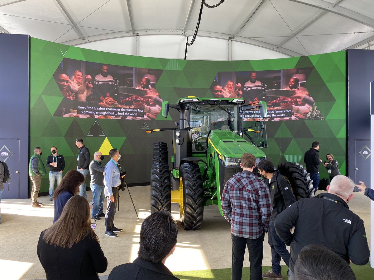 Excited to be sharing the message about agricultural and autonomy at CES.