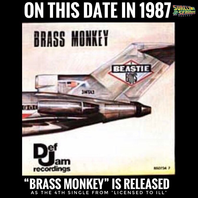 #OnThisDay in #1987 the #beastieboys released “Brass Monkey”!  #80s #80smusic #80srap @defdave