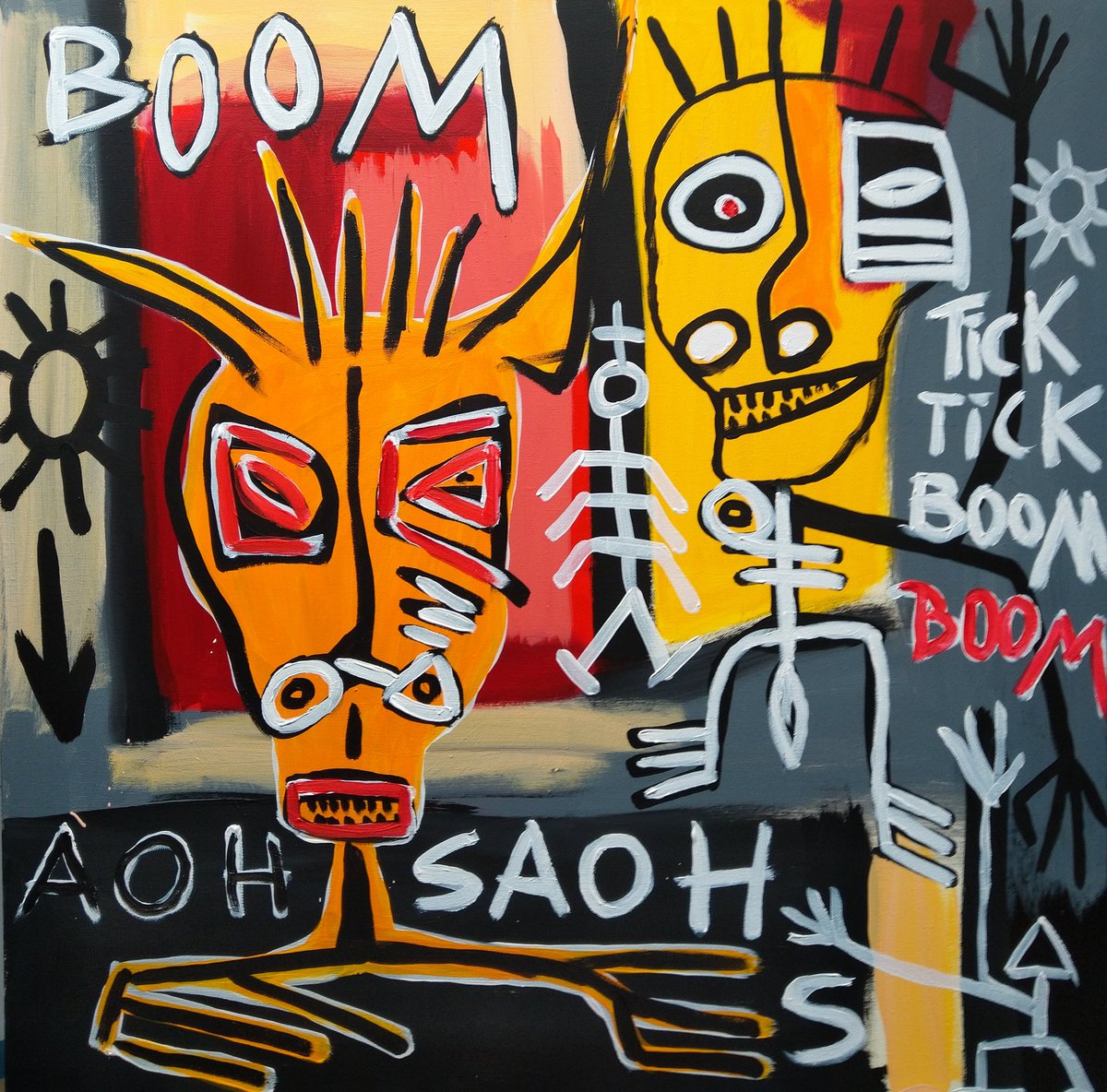 JuliusAlphabet's tweet photo. the age of human stupid " Tick Tick Boom Boom " @michaeljuliusschwarz #kunst #art #contemporaryart #artwork #contemporarypainting #painting #contemporaryartwork #abstractart #drawing #jerrysaltz #modernart #artgallery #instaart #kunstwerk #artoftheday #fineart #design #arts https://t.co/mX9knY5Ihu