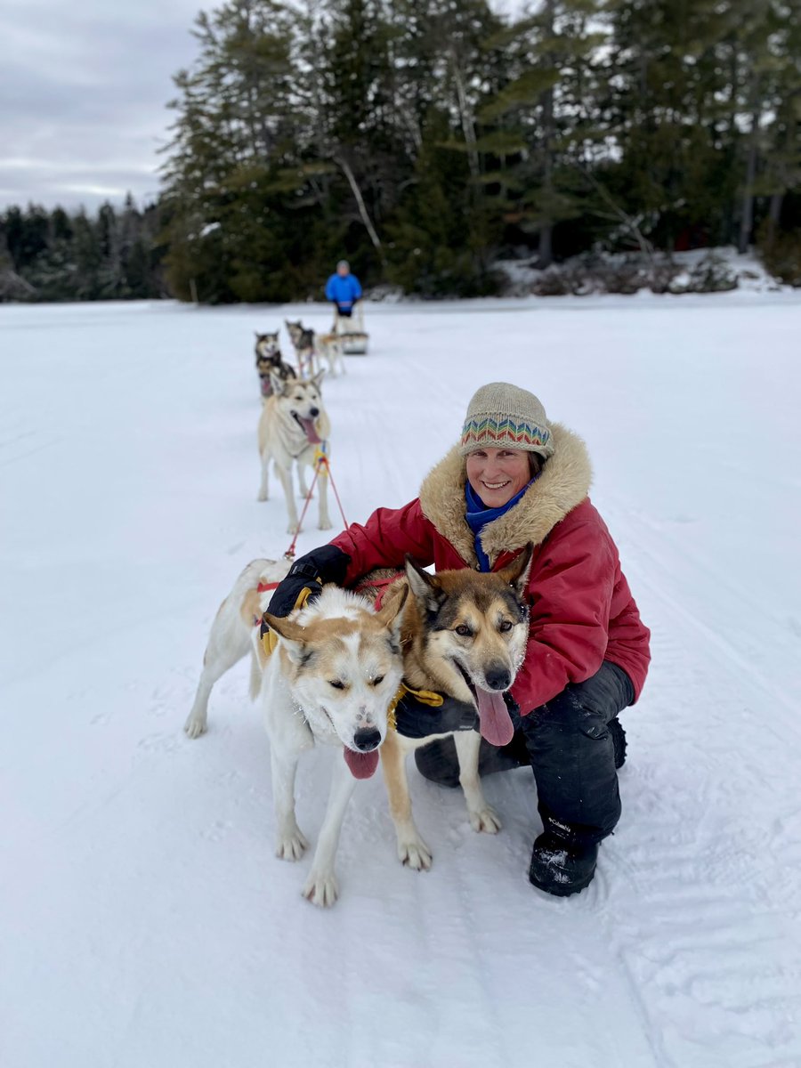 dgaproductions's tweet photo. Spectacular day yesterday with wilderness experts Polly &amp; Kevin of Mahoosuc Guide Service, and their amazing Yukon Huskies!

DP @Malcontentski, Camera Op Kellen Ryan, Audio/Drone Op @dholden13, for @yankeemagazine's #WeekendsWithYankee https://t.co/UYwkiUqczT