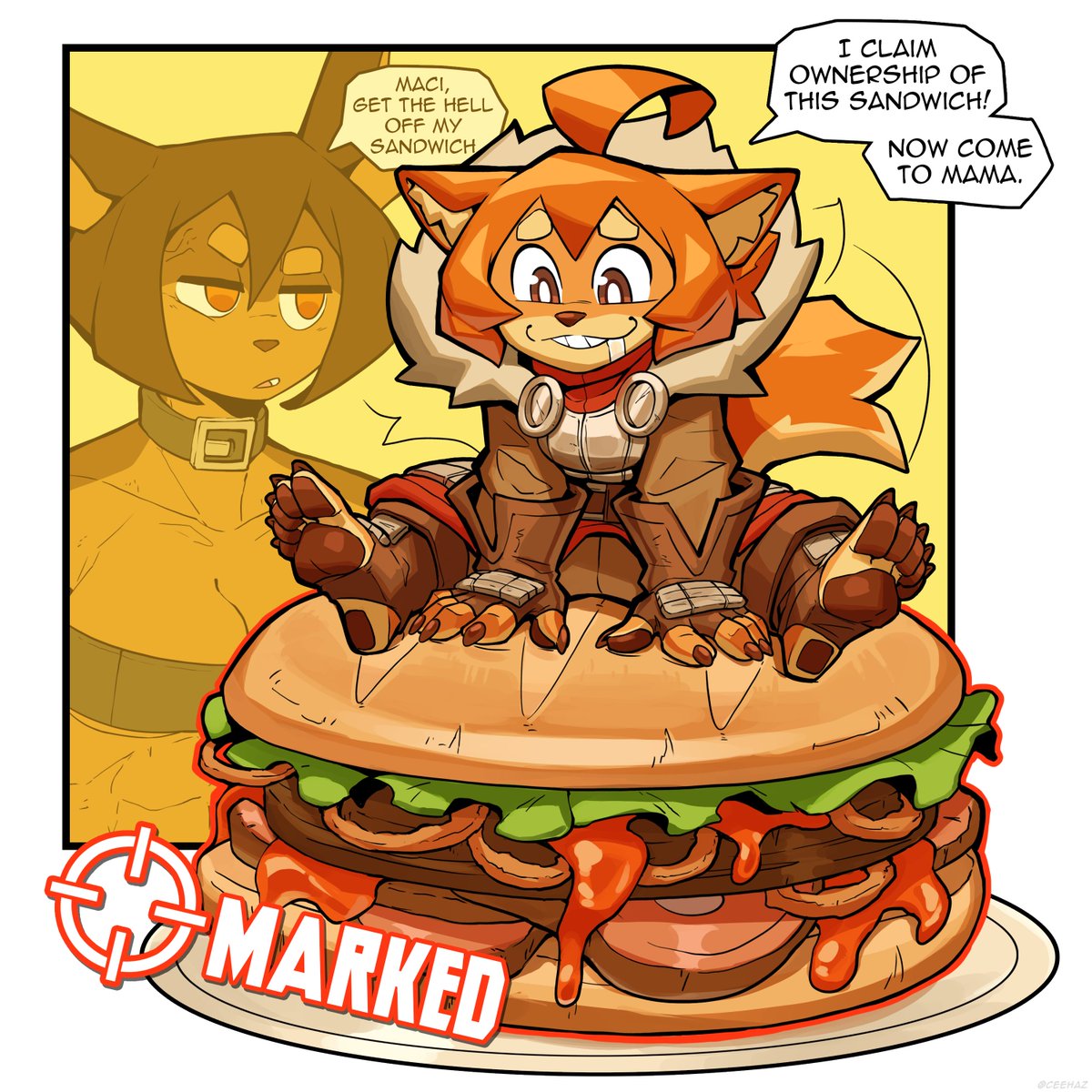 CeeHaz's tweet photo. 🐶 Dog Knight RPG 🐶 
Maci using her class abilities “effectively” https://t.co/exKLCN2wao