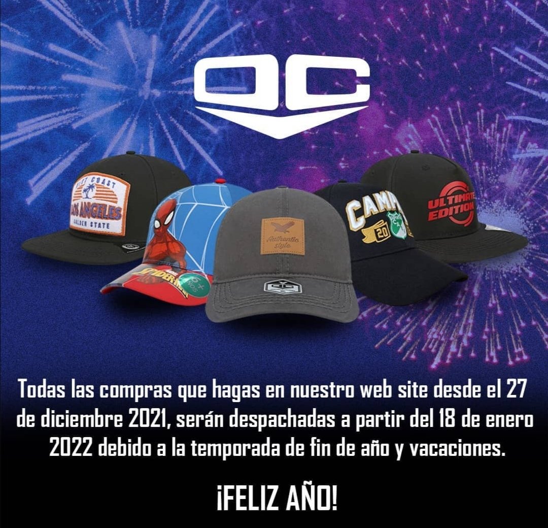 OTOcaps's tweet photo. A toda nuestra familia https://t.co/nPn2qv19gY gracias por acompañarnos en este año 
Las compras que hagas del 27 de diciembre de 2021 en adelante, serán despachadas a partir del 18 de enero de 2022 debido a la temporada de fin de año y vacaciones.

Gracias por preferirnos https://t.co/Qc43nLIwgU