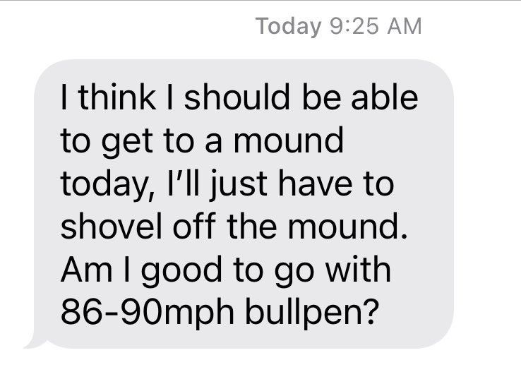 Text I got from a very dedicated athlete this morning. If you want to get it done, you will!!