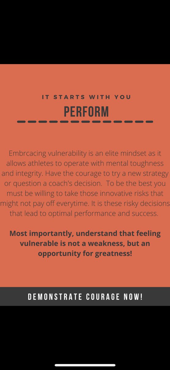 The posters below are designed to educate athletes on the misconception of vulnerability and how they can embrace it to optimise performance. 

As always any discussion is welcomed! Let me know what you think