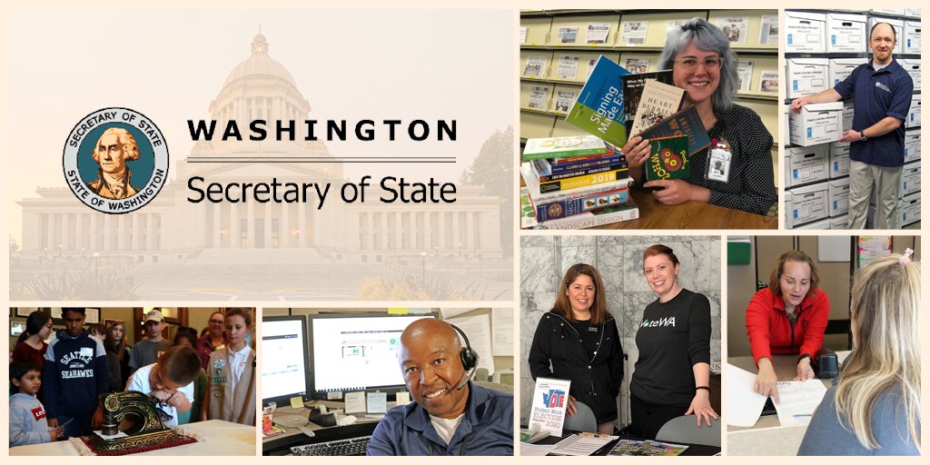 secstatewa's tweet photo. We’re #Hiring for a number of positions, including:
State Archivist: https://t.co/Zy2XtTqxX0
Customer Service Manager: https://t.co/3lUgtx39Oc
To view all our employment opportunities, visit ➡ https://t.co/OneX9uXnix
@GovernmentJobs #WaStateJobs https://t.co/55jqSgrHP5