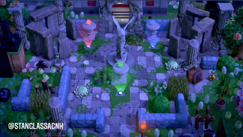 StanglassACNH's tweet photo. The Temple of Time Ruins 🍃
#ACNH #ACNHDesigns #zeldacore #BOTW #Zelda https://t.co/NKw0De88m5