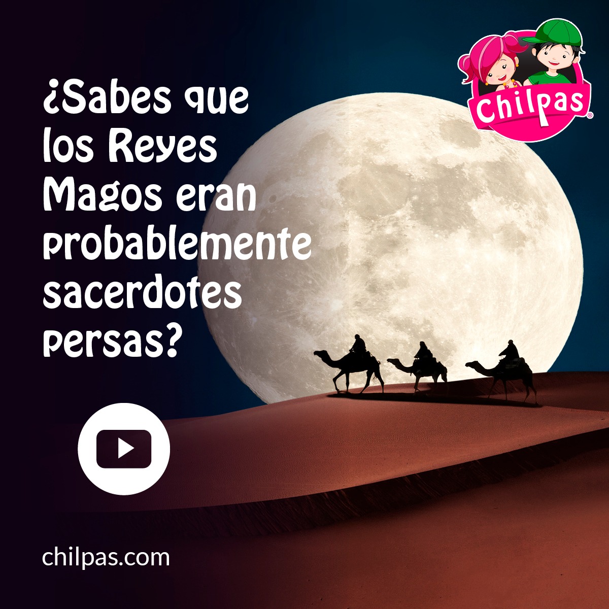 chilpas_mx's tweet photo. En este video👉 https://t.co/NaFEBMsEfl te contamos la historia de los Reyes Magos 👑👑👑 y cómo es que encontraron a Jesús recién nacido.🤗

#Chilpas #Niños #ReyesMagos #ReyesMagos2022 #Reyes #SantosReyes #DíadeReyes #RoscadeReyes https://t.co/dWSBLOTVhR