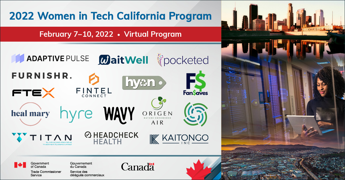 CanCGSF's tweet photo. We're excited to announce the cohort for our 2022 #womenintech California program! #WITCanada2022

#WITFund @TCS_SDC @CanCGLA @Hyrestaff @hyonconnect @KaitongoAI @swiftsensebiz @WaitWell2 @joinwavy https://t.co/CleUpMZT6J