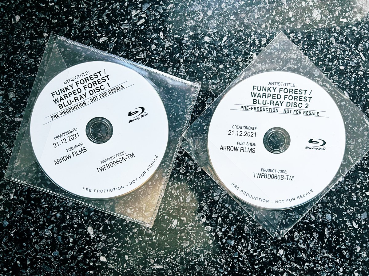 BenjyBox's tweet photo. I just finished work and got my kid to bed so decided to check the mail and discovered I’ve been sent some homework by @thirdwindow! Seems there’s no rest for the wicked, or the warped, or the funky 🤪
Very excited to check these discs! #FunkyForest #WarpedForest #Japanese #film https://t.co/rBnNG7K9LB