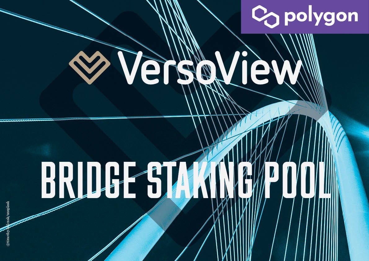 EthJasper's tweet photo. 🎖️ @VersoView now has 2 new staking pools for $VVT on @0xPolygon!

👉Bridge pool offering an amazing 40% APY and an LP builder that gives you 120% APY💸
🔥In partnership with @FerrumNetwork they made a Cross-Chain bridge!

📰Learn more 👇https://t.co/FH4UWEtrIT
#VersoView $VVT https://t.co/DaPiwIpDRp